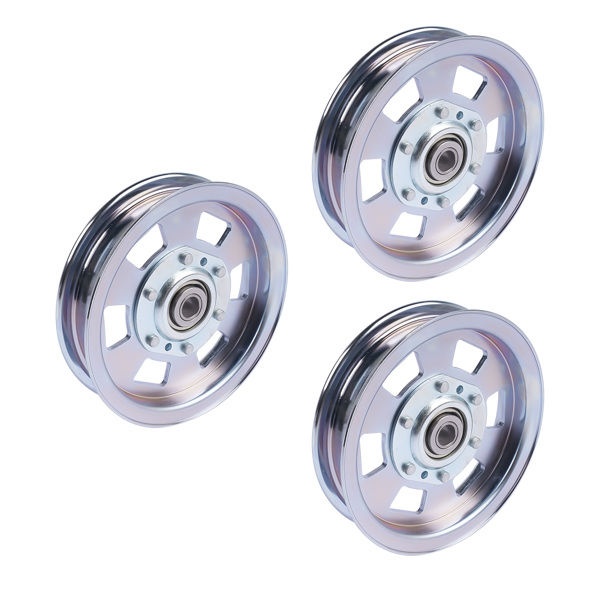 惰轮 3 Flat Idler Deck Pulleys for Bad Boy ZT Series 48" 50" 60" Deck MZ Series 48" 54" Deck Outlaw 54" 61" 72" Deck 033-8000-00 033-2000-00 033-7201-00-2