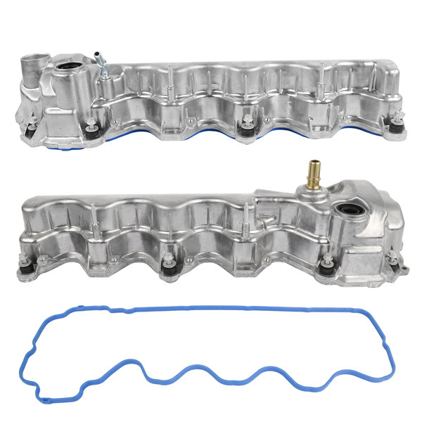 气门室盖 Pair Engine Valve Cover Left & Right Side Replacement for Ford F-150 F-250 F-350 Expedition 4.6L 5.4L Lincoln Navigator Mark LT 5.4L V8 264-909 264-908-2