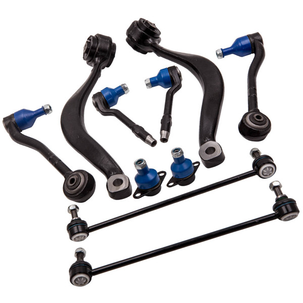 10件 前控制臂及球头总成 适用于宝马X5 E53 2000 - 2006 所有车型 31126760275 31126760276,K620115, K620116, K80452-1