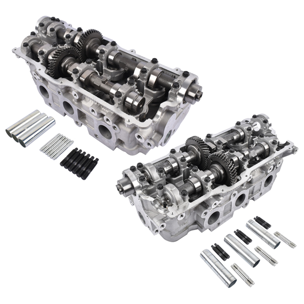 缸盖总成 Left & Right Cylinder Head Replacement for 1995-2004 Toyota Tacoma Tundra 4Runner 5VZFE 3.4L V6 1110169136-5