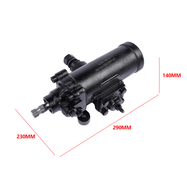 转向器 14:1 Ratio Power Steering Gear Box Fits for 1967-1972 Chevrolet C10 Pickup C10 Suburban GMC C15/C1500 Pickup C15/C1500 Suburban Base Sport Utility Truck Black-6