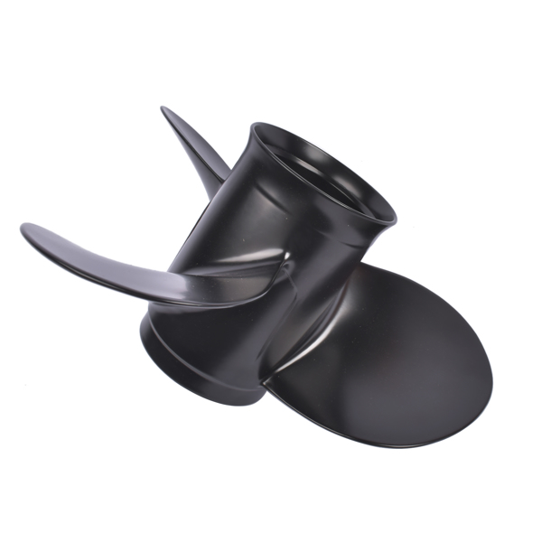 螺旋桨 Black Boat Propeller 11.1" Diameter Fit for Tohatsu Nissan Outboard Engine 35hp 40hp 50hp 13 Spline-4