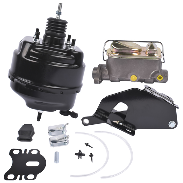 刹车总成 8" Power Brake Booster Master Cylinder Kit for 1966-1971 Ford Fairlane Torrino Ranchero-10