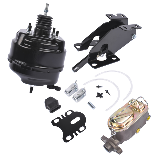 刹车总成 8" Power Brake Booster Master Cylinder Kit for 1966-1971 Ford Fairlane Torrino Ranchero-2