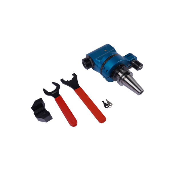 角度头 Fixed Angle Head Collet Chuck 90° Angle 1:1 Gear Ratio 40NM AG90-CAT40-ER32-60-3