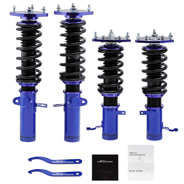 可调式减震器 悬挂降低减震器 适用于丰田卡罗拉E90 1987–1992 适用于丰田卡罗拉E100 1991–1998 适用于丰田卡罗拉E110 1995-2002-2