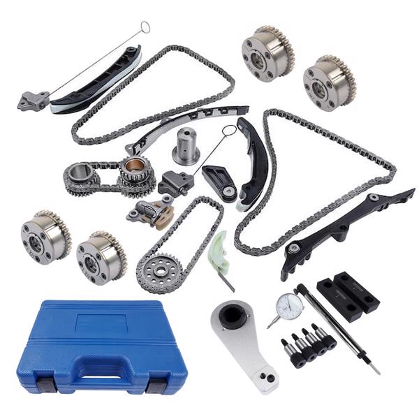 发动机大修包 Timing Chain Kit Camshaft Phaser Replacement for Maserati Quattroporte Ghibli Levante S 3.0L 323513 299481 323476-1