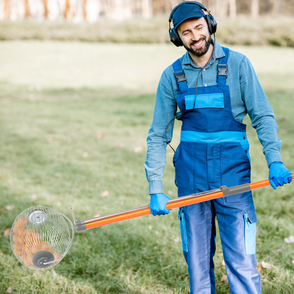 53inch 橙色 拾果器 拼接 不锈钢+橡胶 杆式工具-13