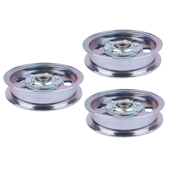 惰轮 3 Flat Idler Deck Pulleys for Bad Boy ZT Series 48" 50" 60" Deck MZ Series 48" 54" Deck Outlaw 54" 61" 72" Deck 033-8000-00 033-2000-00 033-7201-00