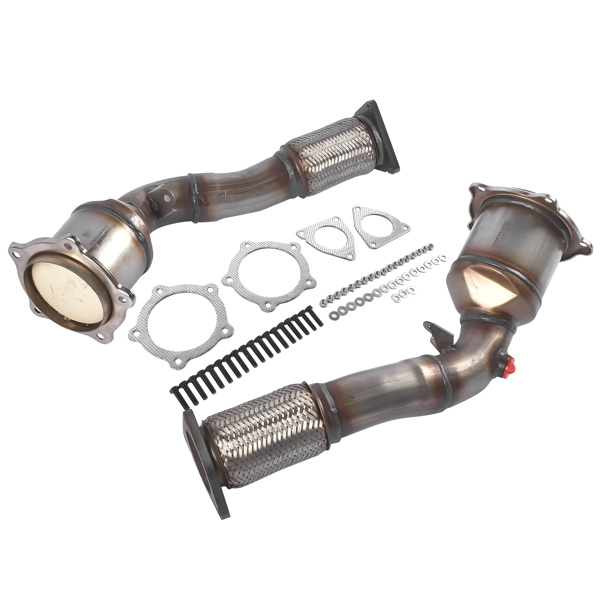 亚马逊禁售 三元催化器 Front Catalytic Converters Replacement for Porsche Cayenne 9P 4.8L V8 2007-10 95511302130-2