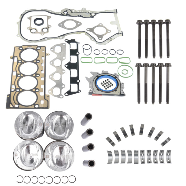 发动机大修包 Engine Pistons Head Gaskets Bearing Kit Replacement for Audi Volkswagen Jetta 1.4 TSI EA111 03C107065CK 03C198151B-6