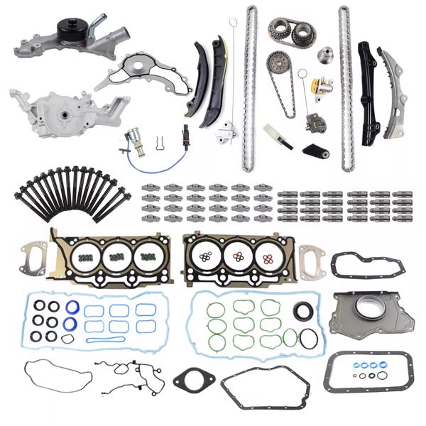 时规修理包 Engine Rebuild Kit Replacement for Chrysler Dodge Jeep Ram 3.6L V6 Pentastar 2011-2015 5184357AE 5184359AB-5