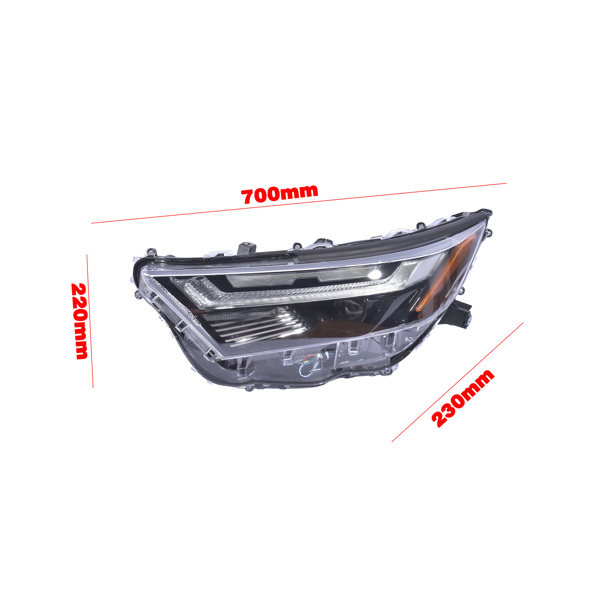 大灯 Left LED Headlight Headlamp Assembly Replacement for Toyota RAV4 2.5L 2022-2024 811500R360 8115042D90-9