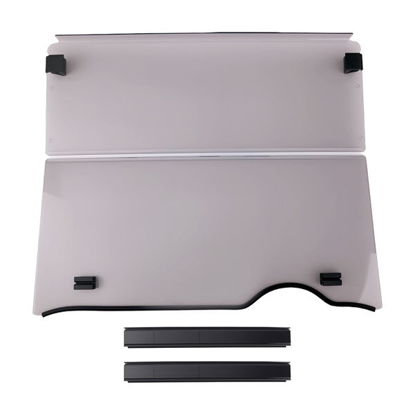 适用于EZGO RXV型号燃气或电动高尔夫球车2008年及以后车型的清晰视野挡风玻璃-2