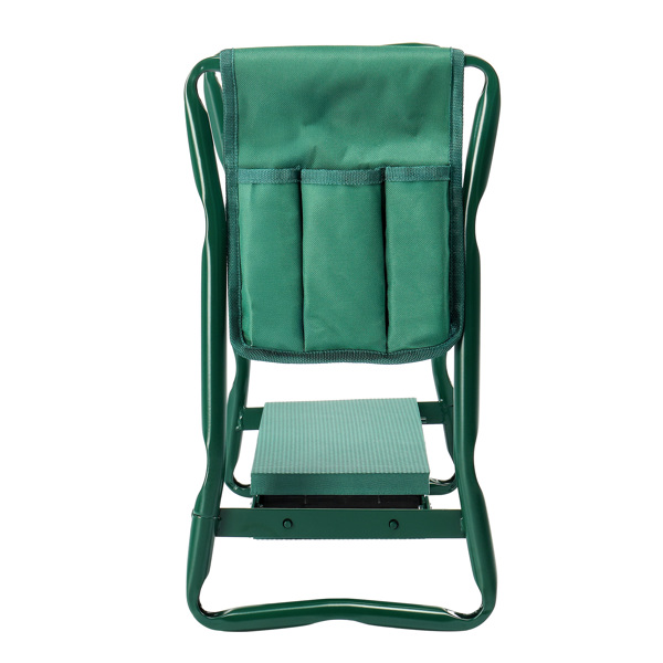 24*10.8*19.7inch 绿色 铁+EVA 折叠 折叠 园林跪凳-24