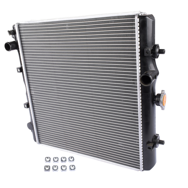 散热器 Radiator Replacement for Kubota M5040 M6060 M7040 M7060 17-3/4"x19-1/4"x2-1/4" 3C001-17100 3C00117100-1