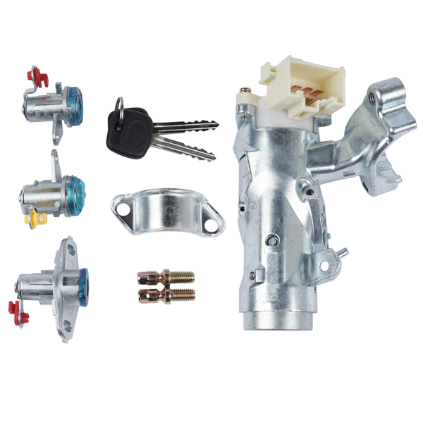 点火锁套件 Door Lock Cylinder Ignition Switch Set Replacement for Toyota Corolla AE110 RAV4 69052-12340-9