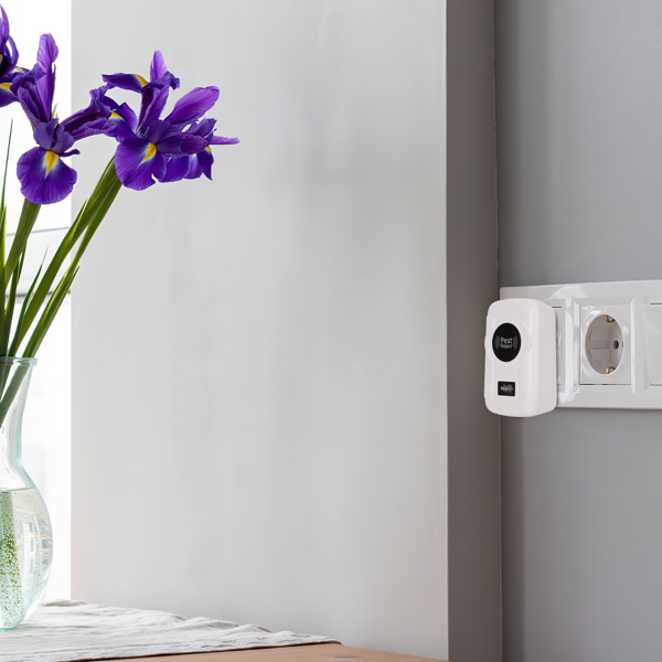 （物流随机发，自提可发加拿大）-六连装超声波驱虫器 - 双声波技术，三档模式切换，32-120kHz频率范围，覆盖全屋空间，儿童家庭安全适用 - 室内插电式驱虫防鼠器-7