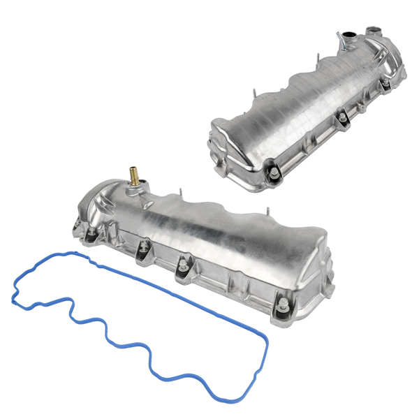 气门室盖 Pair Engine Valve Cover Left & Right Side Replacement for Ford F-150 F-250 F-350 Expedition 4.6L 5.4L Lincoln Navigator Mark LT 5.4L V8 264-909 264-908-6