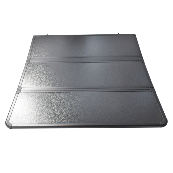 尾箱盖 4.6FT Hard Tri-Fold Tonneau Cover with Light Replacement for 2022-2025 Ford Maverick Truck Bed Waterproof-1