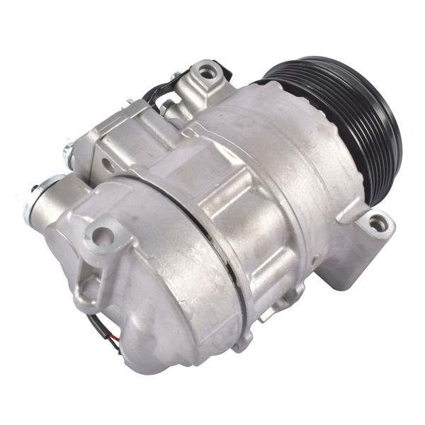 汽车空调压缩机 A/C Compressor 12V 6 Grooves PAG46 110mm Fit for Mercedes-Benz W212 C207 A207 E350 W166 ML350 2013-2014 GLK350 X204 2013 V6 3.5L 197368 198368 A0008302200-3