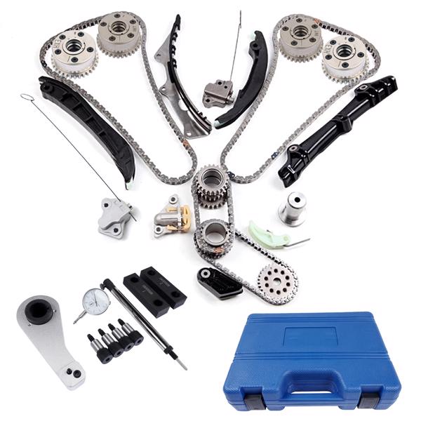 发动机大修包 Timing Chain Kit Camshaft Phaser Replacement for Maserati Quattroporte Ghibli Levante S 3.0L 323513 299481 323476-4