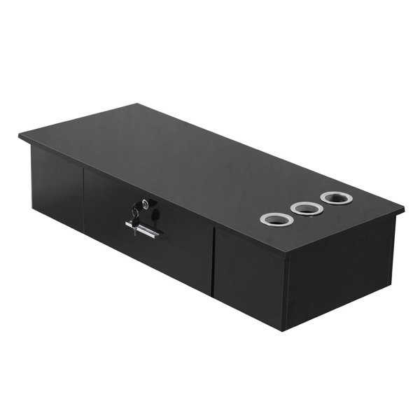 【WC】壁挂式造型理发美容美发Spa沙龙设备 带锁  黑色-6