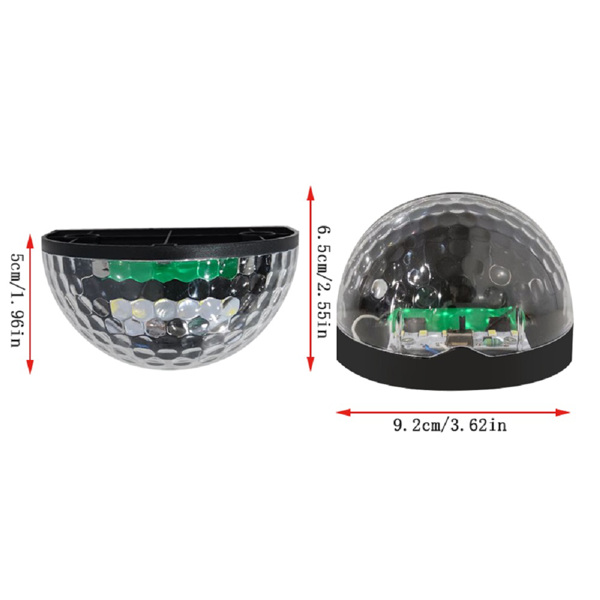 户外太阳能围栏灯水滴投影灯栏杆护栏篱笆灯楼梯庭院装饰灯 4pcs-4