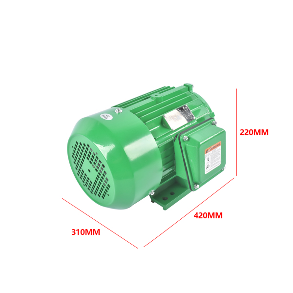 空气压缩机电机 5 HP 3 Phase Electric Motor 3600 RPM 184T Frame TEFC IP55 230/460 Volt Severe Duty-10
