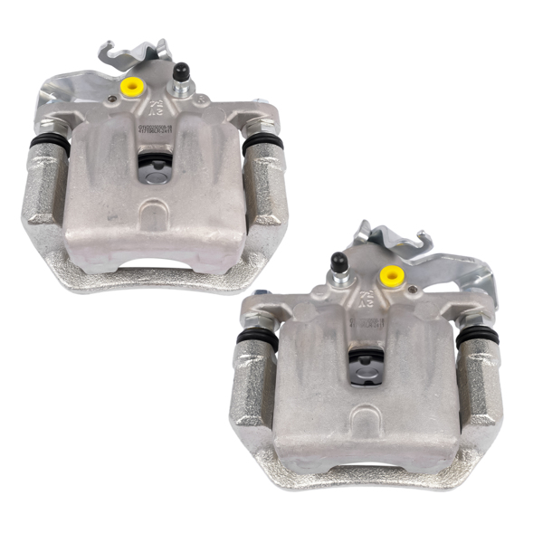 刹车钳 2Pcs Rear Driver & Passenger Brake Calipers with Bracket Fit for Kia Soul L4 1.6L 2.0L 2014-2018 Steel 58310B2A20 58311B2A20 58310B2A00-4