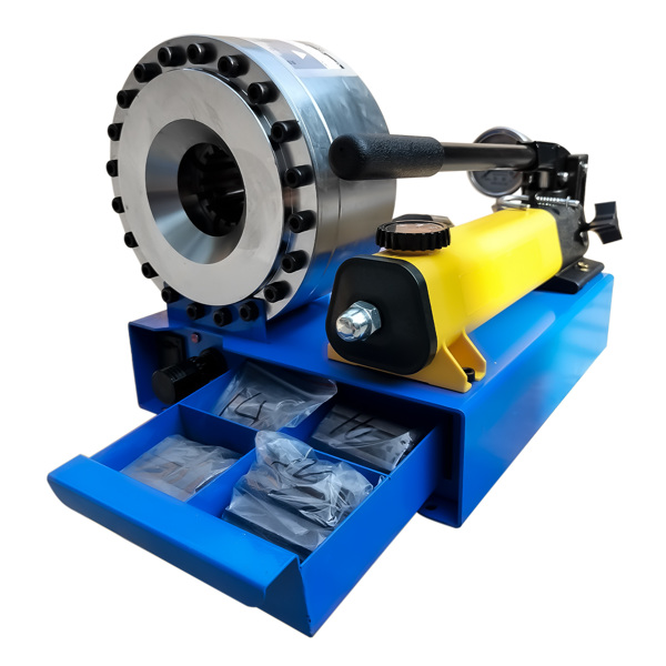 液压管缩机 Hydraulic Hose Crimper Machine Pipe Clamping Machine 5600KN With 8 Sets Dies New-3