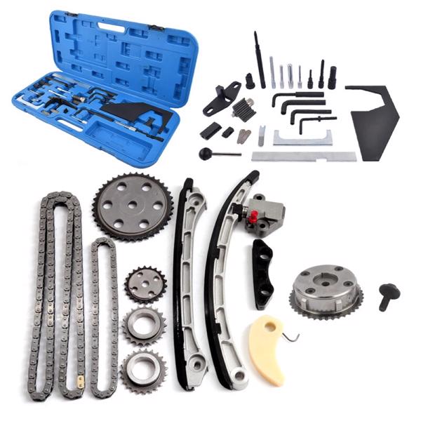 时规修理包 Timing Chain Tool Kit VVT Gear Replacement for 2007-2012 MAZDA 3 6 CX-7 2.3L TURBO L3K914151-2