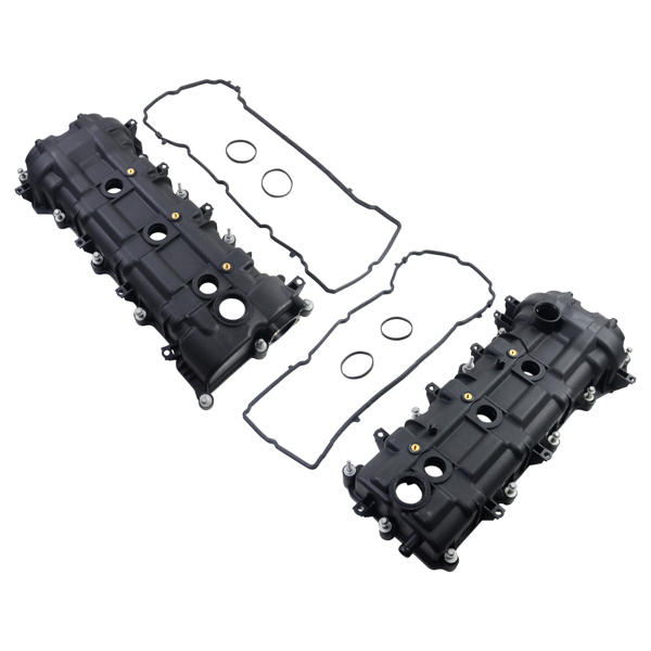 气门室盖 2X Valve Cover w/ Gaskets Replacement for Dodge Ram 2500 Jeep Cherokee Chrysler 300 3.6L V6-9