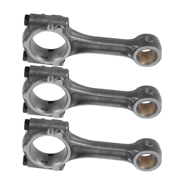 连杆 3X Connecting Rods Replacement for Kubota V1505 V1305 Engine L3830D BX2670 M7060D, R520S1T3 1G700-22010 16241-22010-7