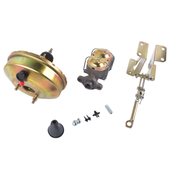 刹车助力器总成 Master Cylinder Bracket Power Brake Booster Assembly Replacement for Jeep CJ5 CJ7 1974-1986