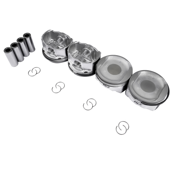 活塞环套装 Pistons w/ Rings Replacement for 2007-2013 Toyota Camry RAV4 Scion tC Lexus 2.4 13211-0H041-A0 132510H030C0-3