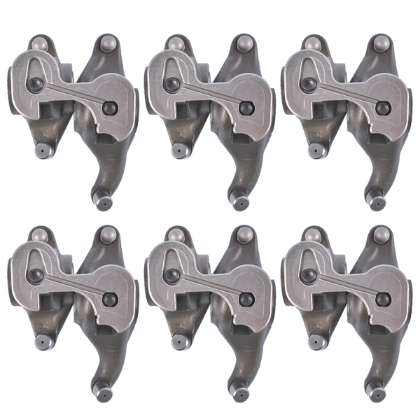 摇臂总成 6pcs Rocker Arms w/Steel Isolator Replacement for Dodge Cummins Ram 2500 3500 5.9L 6.7L 1999-2018 4995602 3941928 4928698 4995603-7