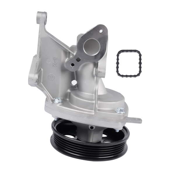 水泵 Water Pump with Pulley & Housing Fit for Chevy Colorado Impala Malibu 2.5L L4 2013-2019 12650240 12653567-2