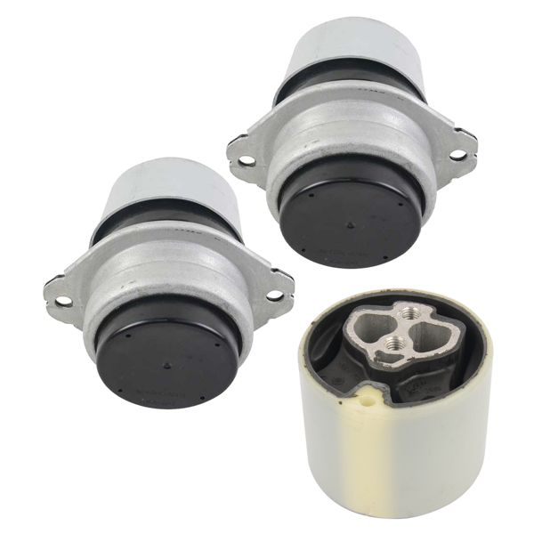 发动机支架 Pair Engine Motor Mounts W/ Trans Mount Replacement for Audi Q7 Volkswagen Touareg 3.6L SUV 7L8199131A 95537504900-5