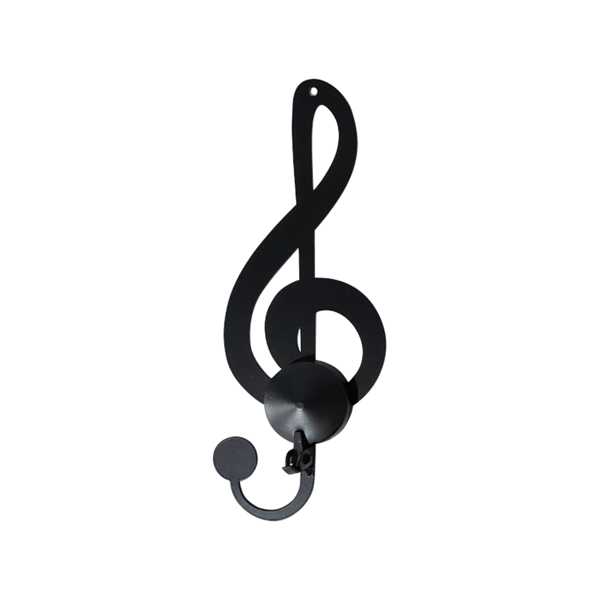 欧式音符左键蜡烛台挂墙烛光晚餐婚庆铁艺烛台家居客厅装饰壁挂 4件套-4