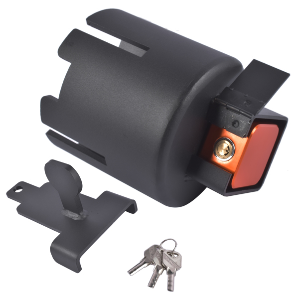 拖车锁 Heavy Duty Trailer Hitch Lock Fits 2" and 2-5/16" Couplers Anti-Theft Coupling Lock for RV Truck w/Key-5