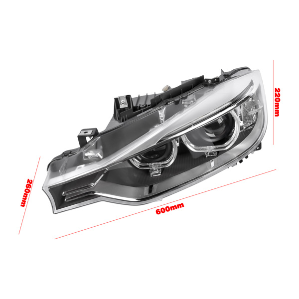 汽车大灯 Left Xenon Adaptive Headlight HID Replacement for 2011-2015 BMW 3 Series F30 F31 F35 335i 330i 328i 63117338705 63117339385 63117338707-7