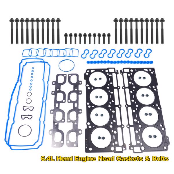 发动机大修包 Head Gaskets Bolts Kit Replacement for Dodge Charger Jeep Chrysler 300 6.4L HEMI 2012-2017-7