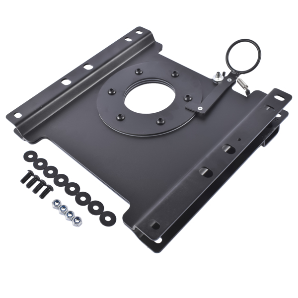 座椅旋转支架 Left Driver Side Seat Swivel Base Mount Plate Replacement for Ford Econoline E150 E250 E350 E450 1997-2024-1