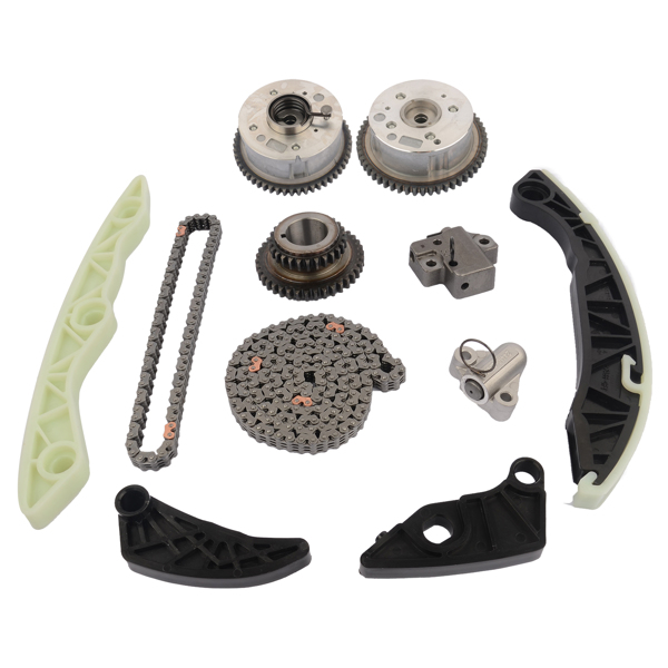 正时链条套装 Timing Chain VVT Gear Set Replacement for Mitsubishi DELICA Lancer 2.4L l4 CX5A CV5W 4B12 MN183891 MN183901-2