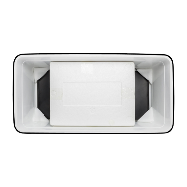 80qt 黑色箱体 黑色脚管 冷冻保温推车 91*87*48cm 长方形 铁 带排水管-12