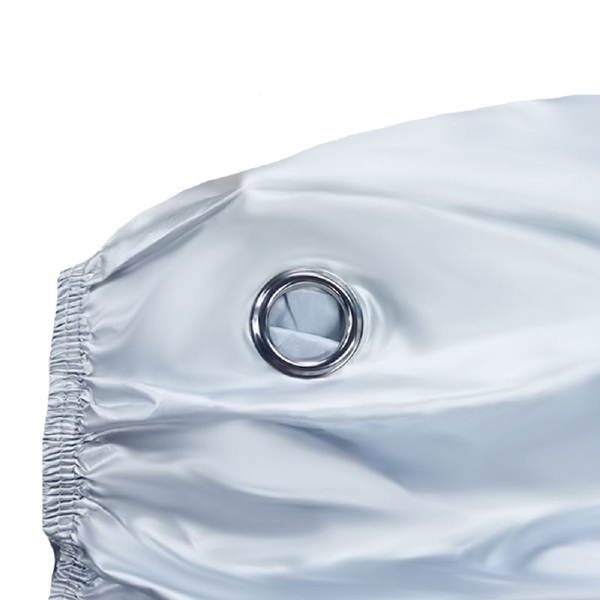 摩托车罩 电动车防雨水防晒 黑色涂银牛津布 上黑下银 210D XXL-2