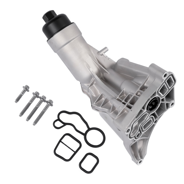机油滤清器总成 Aluminum Engine Oil Cooler Filter Housing w/Gasket 11428596283 Replacement for BMW 230i 330i 330e 430i 530i 530e X3 X4 2.0L-4