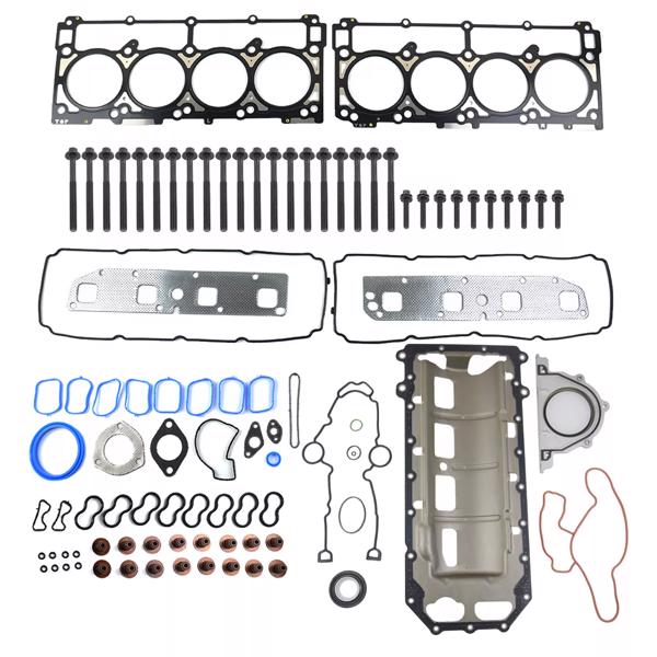 发动机大修包 Full Head Gasket Bolt Set Replacement for Chrysler 300 Dodge Charger Magnum Jeep Grand Cherokee Commander 5.7L V8 HEMI 2005-2008-3