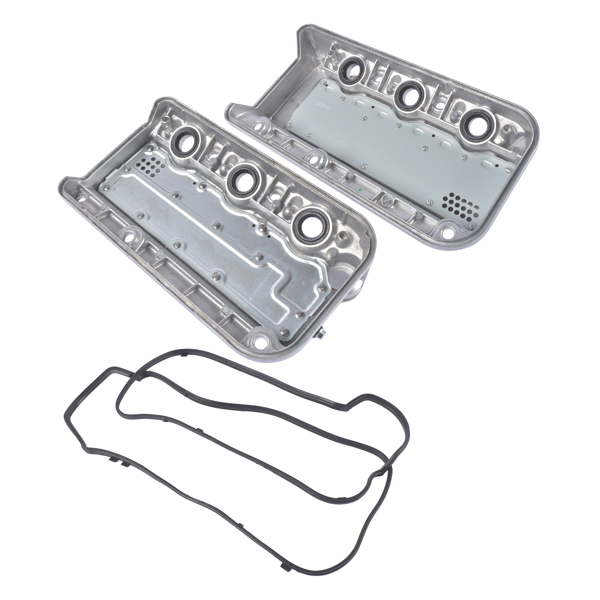 气门室盖 Pair Front Rear Aluminum Engine Valve Cover Replacement for Honda Accord 2008-2012, Odyssey 2008-2017, 2012-2014 3.5L V6 12310-R70-A00 12320-R70-A0-7